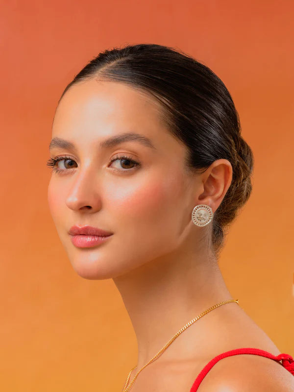 Aretes Maxi Cara Avemaría