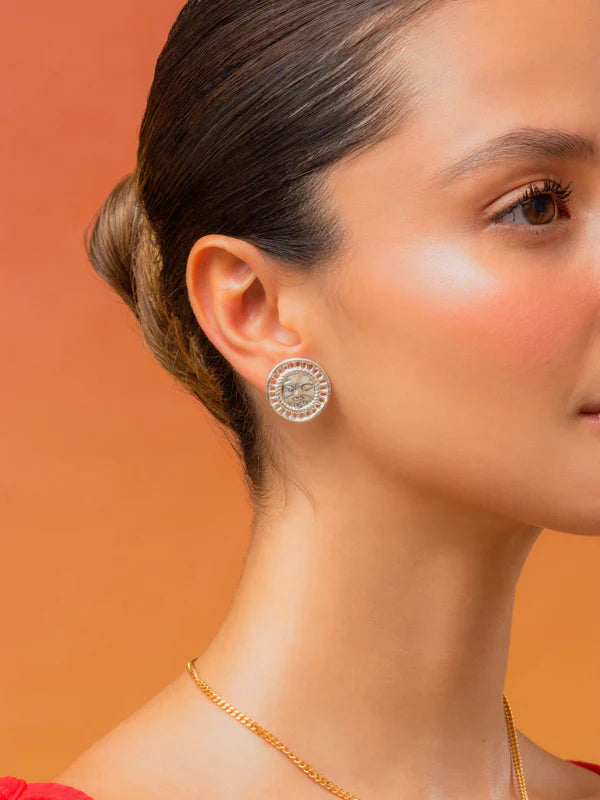 Aretes Maxi Cara Avemaría