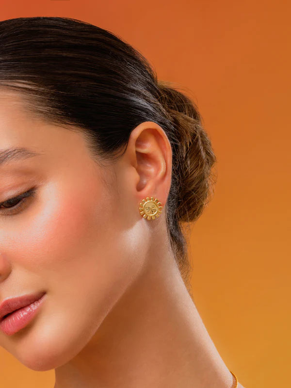 Aretes Sol Cara Avemaría