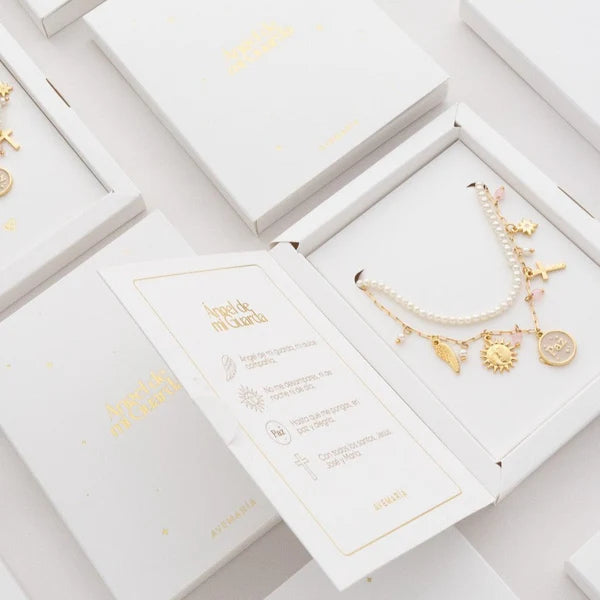 Pulsera Ángel De La Guarda + caja especial Avemaría