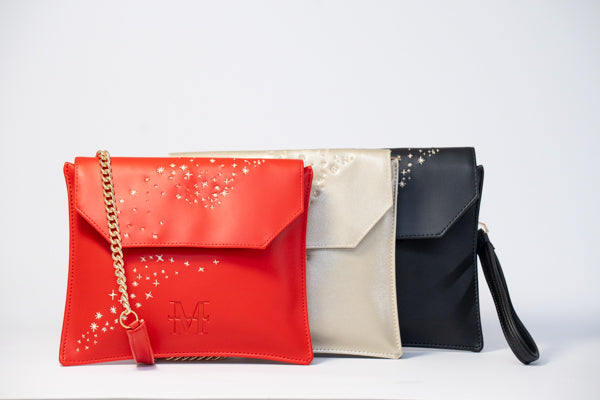 Bolso cartera Glimmer con detalles en bordado