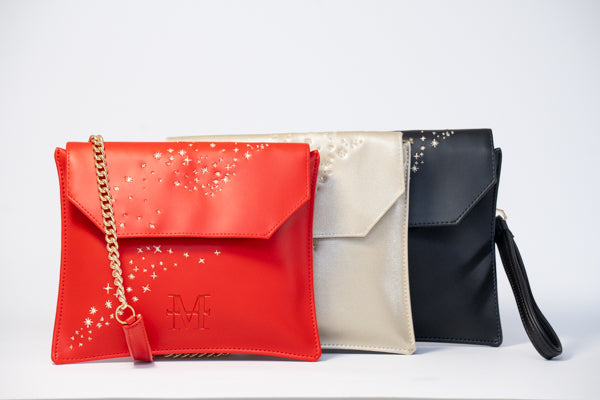 Bolso cartera Glimmer con detalles en bordado