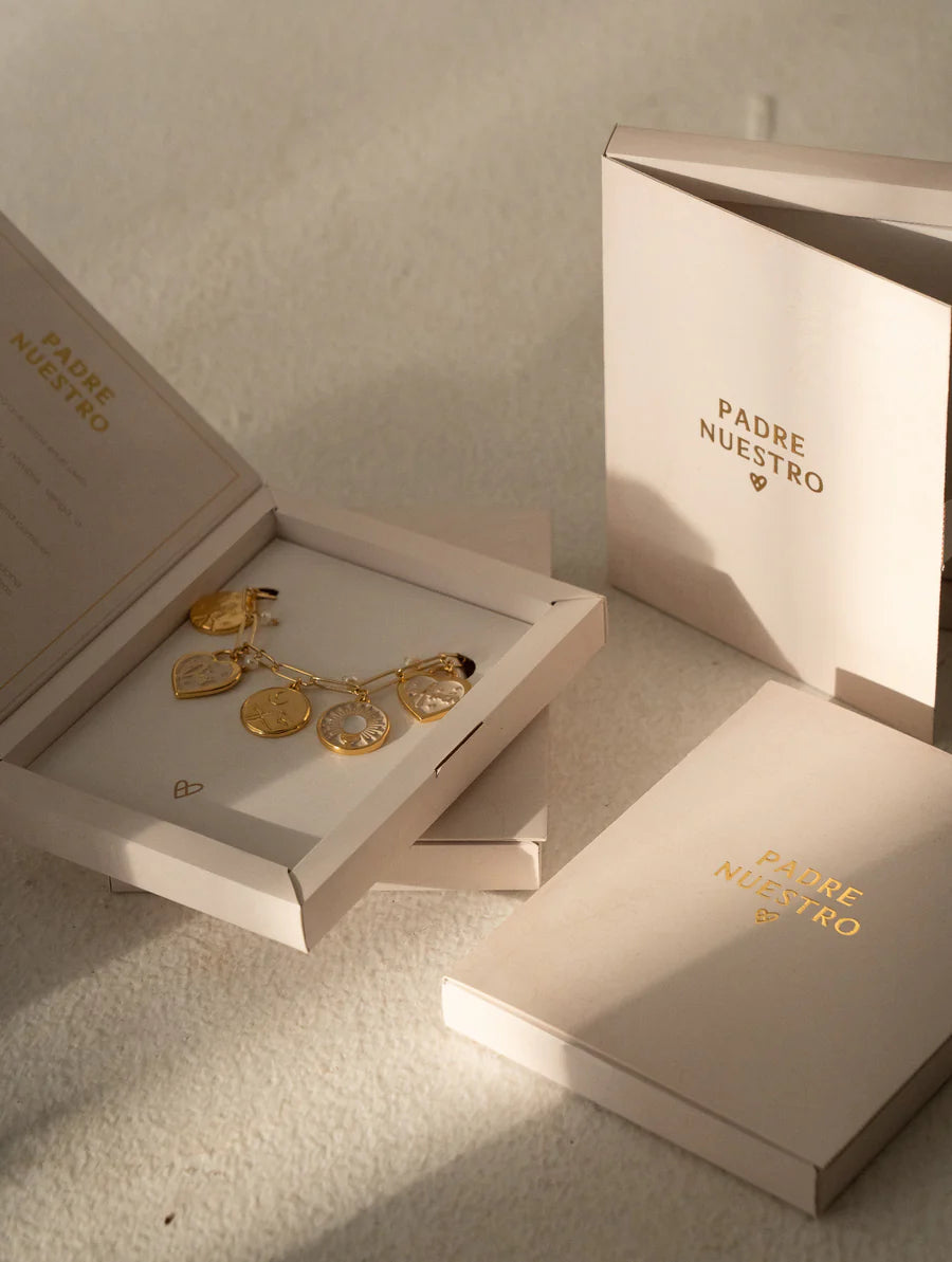 Pulsera Padre Nuestro + Caja Especial Avemaría